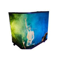 Mur vidéo LED pour cabine DJ, idéal pour bars intérieurs et festivals de musique, pleine couleur, pas de pixel P2.5 P2.604, garantie 1 an