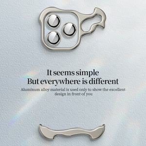 Custodie per telefono in metallo e titanio per paraurti in alluminio per <span class=keywords><strong>iPhone</strong></span> <span class=keywords><strong>13</strong></span> 14 15 <span class=keywords><strong>Pro</strong></span> Max <span class=keywords><strong>Cover</strong></span> antiurto <span class=keywords><strong>con</strong></span> obiettivo per <span class=keywords><strong>fotocamera</strong></span> 16 - Product Image 3