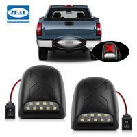 X-Style 2PCS LED License Plate Tag Light pour GMC Sierra 1500 1999-2013 Yukon 2000+ Lampe de plaque d'immatriculation Plug and Play Non Polarity