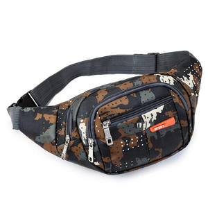 Camouflage <b>Waist</b> <b>Bag</b> Oxford Cloth Large Capacity Anti Theft <b>Men</b> Women Crossbody <b>Bag</b> For Leisure Travel Spring 2025 - Product Image 2