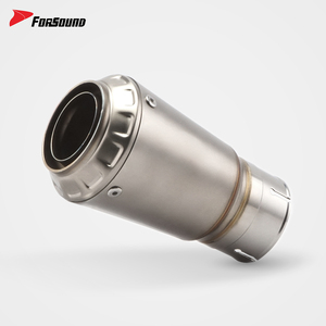 Système d'échappement <span class=keywords><strong>moto</strong></span> en acier inoxydable style MotoGP, silencieux Zontes 703RR, prix de gros usine Forsound - Product Image 5