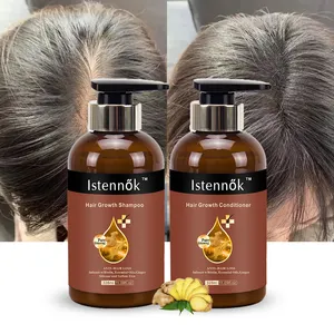 Preço de atacado shampoo de espessamento de cabelo com óleo de rícino de marca própria para homens com suporte OEM ODM