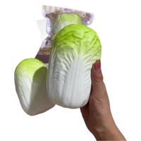 Jouet anti-stress créatif en PU en forme de chou de Napa à rebond lent, gadget indispensable pour étudiants, doux, légèrement collant au toucher, parfum lait.