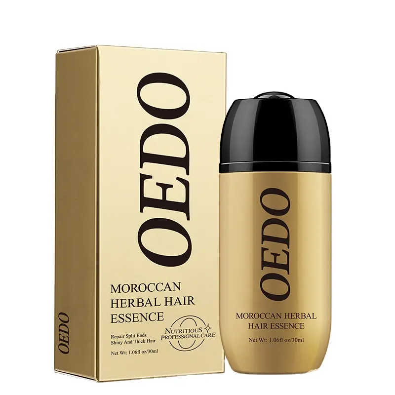 OEDO New Hair Care Essence Morocco Ginseng Keratin Treatment Hair Loss Repair Serum Hair Growth Powder Product Women Men