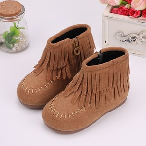 Winter Children's Fashion Ankle Boots Zipper Kids Shoes Snow Boots Solid Color Classic Children Snow Boots - Product Image 3