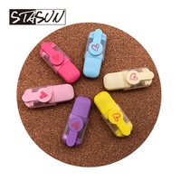 Mini surligneur mignon format poche, marqueur fluorescent Macaron, papeterie créative et originale, cadeau pour enfants et étudiants