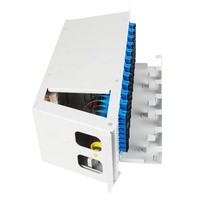 Armoire ODF à montage en rack de 19 pouces Boîtier à fibre optique à 24/48/96 ports avec connectivité réseau 4G/3G