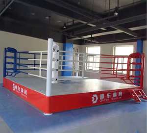 Ring de boxe professionnel pour entraînement en salle de sport, Muay Thai, combat, table de sol extérieure, taille personnalisée, <span class=keywords><strong>UFC</strong></span>, MMA, lutte, ring de boxe de 20 pieds - Product Image 2