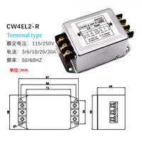 Filtro de Alimentación EMI SignkoRay CW4L2-3A/6A/10/20/30A-RG AC 220V Monofásico para Purificación de Interferencia CW4L2-10A-R CW4L2-30A-RG
