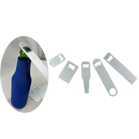 Ouvre-bouteille avec logo personnalisé, porte-clés, ébauches de sublimation pour vaisselle promotionnelle