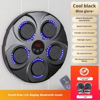 Machine de boxe musicale intelligente Bluetooth murale, équipement de boxe électronique, entraîneur de boxe, jeu de cible de frappe