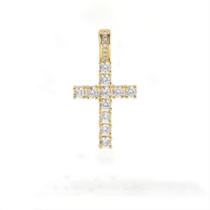 Collana con Ciondolo Micro Pave Unisex, Gioiello Elegante e Alla Moda per Uso Quotidiano - Product Image 5