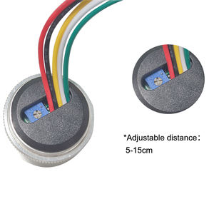 VIANS 24V Distance de détection réglable Standard LED Couleur Aluminium Shell Touchless Infrared Proximity <span class=keywords><strong>Switch</strong></span> - Product Image 3