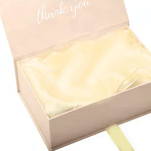 Cajas de papel Kraft con logotipo personalizado gratuito al por mayor para extensiones de pelo de paquete de peluca cosmética suéter calcetines embalaje de regalo en relieve - Product Image 6