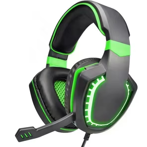 Wired Gaming Headset with Microphone and Volume Control Over-Ear Stereo Sound 40mm Drivers 3.5mm Plug Earphones