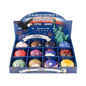 Jouet Squishy Kawaii en forme de Boulette Vapeur, Jouet Anti-Stress à Remontée Lente avec Cuiseur Vapeur en Bambou, Boîte Mystère Couleurs Aléatoires pour Enfants - Product Image 4