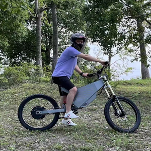 Bicicleta Eléctrica de Montaña de Alta Gama con Motor de Alto Rendimiento SS60 de 5000 W, Freno Hidráulico, Una Velocidad, 26 Pulgadas, 72 V, 35 Ah - Product Image 2
