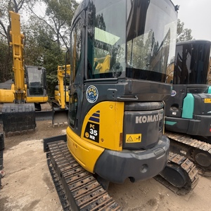 Mini-excavatrice sur chenilles Komatsu PC35 importée du Japon, 3,5 tonnes, petite pelle hydraulique pour travaux de jardinage, municipaux et de construction en zone étroite - Product Image 1