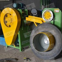 Machine de découpe de blocs de pneus usagés QK350 haute performance pour usine de poudre de caoutchouc