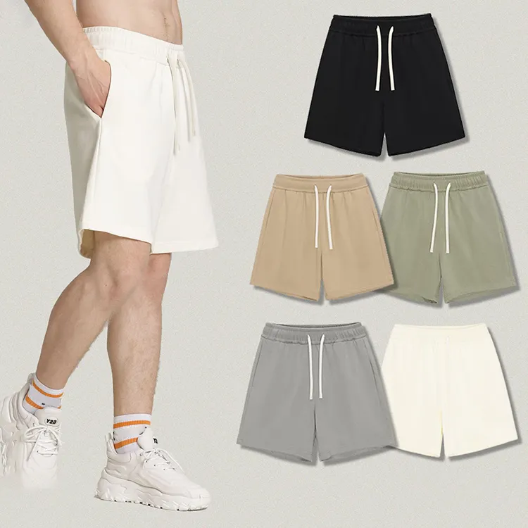 Haute qualité ESSENTIALS Shorts français éponge Shorts unisexe hommes mode respirant Gym surdimensionné lourd coton Shorts pour hommes