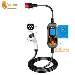 Cargador de Coche Eléctrico Tipo 2 de 16A, 11kW, Nueva Estación de Carga Portátil de CA con Estándar IEC 62196-2 - Product Image 6