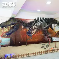 פיסול שלד דינוזאור t-rex שלד דינוזאור