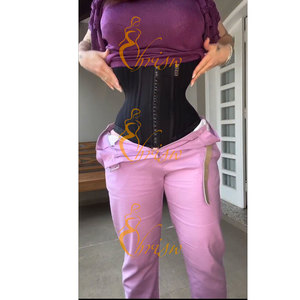 Fajase Colombians Latex Waist Trainer Cincher Long Torso Body Shapewear Women Slimming Belly Sheath Girdles Shaper Steel Bones - Product Image 3