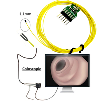 Caméra endoscopique médicale la plus petite, objectif 1,3 mm, caméra CMOS OVM6946, serpent USB