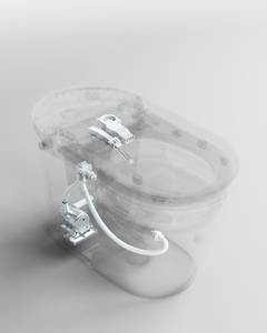 Inodoro Inteligente de Lujo Moderno RTS, de Una Pieza, Montado en el Suelo, con Asiento Calefactado y Descarga Sifónica, para Hotel, Villa u Hogar, con Certificación CE, CUP, G7 - Product Image 6