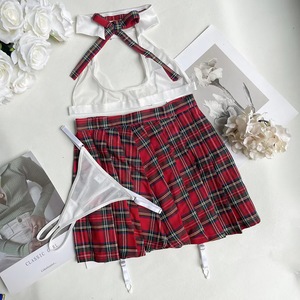 Lencería Traviesa, Ropa Interior de Gasa, Lencería Juguetona, Sujetador Sexy, Minifalda de Encaje para Mujer - Product Image 6