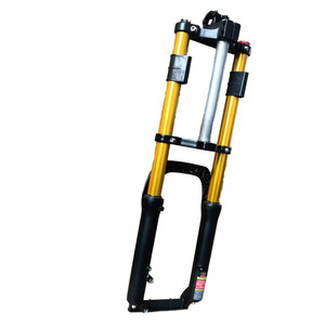 20 24 26 "Phụ tùng xe đạp chất béo xe đạp đôi vương miện xuống dốc hệ thống treo ngược áp suất dầu phía trước ngã ba - Product Image 6