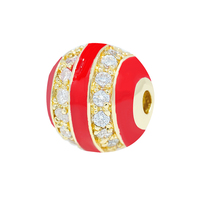 Fabrication de bijoux DIY en forme ronde, pièces, perles rondes, breloques, accessoires pour colliers et bracelets, vente en gros