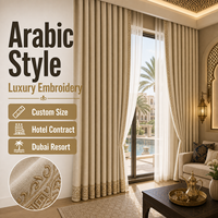 Cortinas Opacas Modernas de Lujo con Motor Eléctrico, Control Personalizado, Tamaño a Medida, Calidad Hotelera, Venta al por Mayor, Emiratos Árabes Unidos, Dubái, Resort