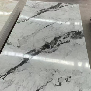 Panneaux muraux en PVC SPC, aspect <span class=keywords><strong>marbre</strong></span>, plaques UV pour murs intérieurs - Product Image 2