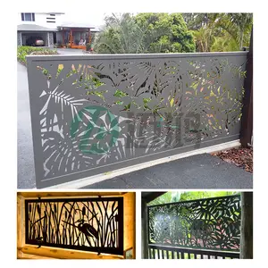 Panel Dekorasi Dinding Logam Potongan Laser Dekoratif & Pagar Balkon dan Layar Taman