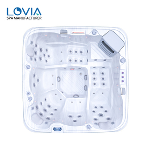 Spa en acrylique pour hydrothérapie, relaxant, pour cour, terrasse, patio, 5 personnes, avec chaise longue, directement de l'usine - Product Image 2