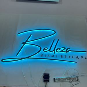 Letrero retroiluminado 3D, letrero <span class=keywords><strong>Led</strong></span> personalizado para exteriores, letrero con logotipo de letrero <span class=keywords><strong>Led</strong></span> para restaurantes temáticos, lugares de boda - Product Image 6