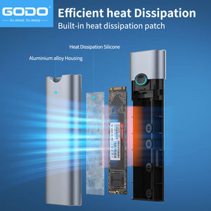 GODO M.2 NVMe 10Gbps USB <span class=keywords><strong>3.2</strong></span> Gen2 USB C 外接盒 NVMe SSD 外接盒 外接 SSD 盒 SSD 外接盒 - Product Image 4