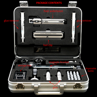 Comblinees Salon Kit d'extension de cheveux colle glacée Machine de collage rapide pas de lumière UV requise ensemble d'outils de cheveux humains sans couture longue durée
