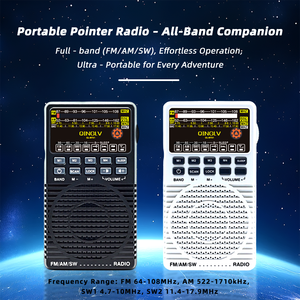 Portable FM/AM/SW 3 Band Digital Tuning <b>LED</b> Display Radio with Speaker 3.5mm Jack for Outdoor Camping Travel - Product Image 3