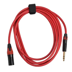 Topk — câbles Audio Trs mâles, 6.0mm, Xlr trs