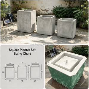 Molde <span class=keywords><strong>para</strong></span> Macetas de Cemento y Hormigón Grandes <span class=keywords><strong>para</strong></span> Jardín, Precio Bajo Profesional de Fábrica China - Product Image 1