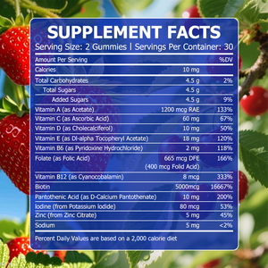 Gomitas Multivitamínicas en Oferta, Sabor Afrutado, una Variedad de Vitaminas para Apoyar la Nutrición Diaria, Ayuda a Proteger las Células Contra la Oxidación - Product Image 2