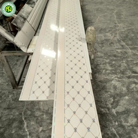 Panneau mural décoratif moderne en PVC pour plafond 2026 |   Bande adhésive intérieure durable et résistante à l'humidité pour l'intérieur des villas
