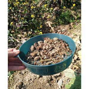 PP-tamiz de suelo de plástico para jardín, 19cm x 4,6 cm, verde oscuro, nuevo - Product Image 4