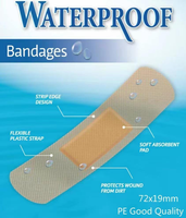 Pansement élastique en tissu non tissé personnalisé Pansements de premiers soins médicaux pour plaies