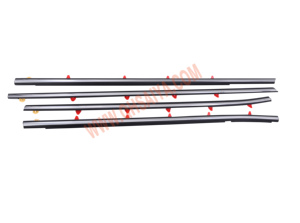 Joint d'étanchéité de porte arrière, garniture de moulure de fenêtre, pièce automobile 72950-S84-A01 pour Honda Accord 1998-2002 CF8 CF9 CG1 CG5 <span class=keywords><strong>CG6</strong></span> - Product Image 2
