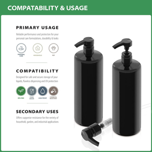 Eco-friendly Biodegradable 30ml 100ml 250ml 300ml 500ml Wheat Straw PE Plastic Pump <b>Bottle</b> for Hair Conditioner Shampoo - Product Image 3