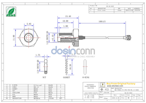 Đầu Nối SMA Cái Umcx 2.5 Cáp Đầu Nối Đồng Trục RF Đồng Trục 1.37Mm Cáp Kết Nối RF Chống Nước - Product Image 6