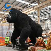 JN-Z23JL13 2023 Modèles de gorilles animaux géants étonnants, le gorille animatronique le plus réaliste à vendre